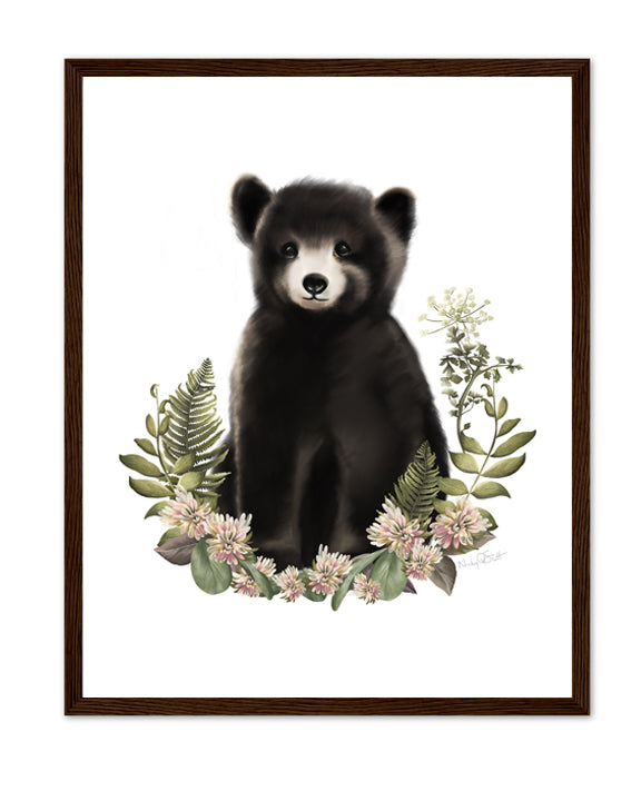 Bramble Bear Art Print- Studio Q - Art by Nicky Quartermaine Scott