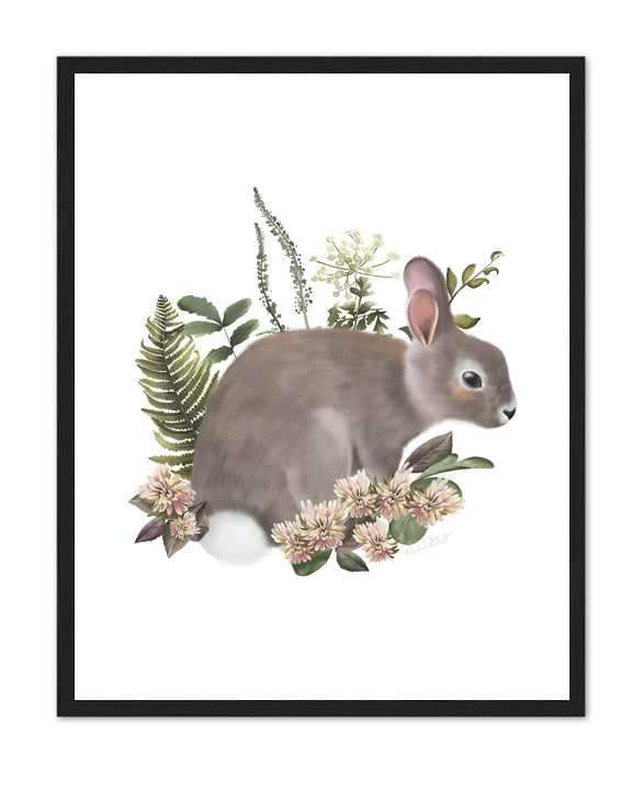 Bramble Bunny Art Print