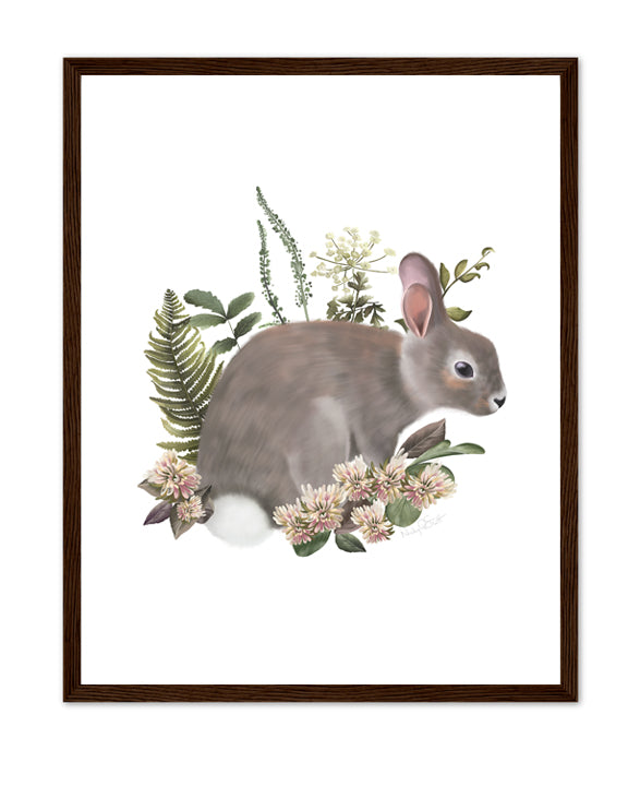 Bramble Bunny Art Print