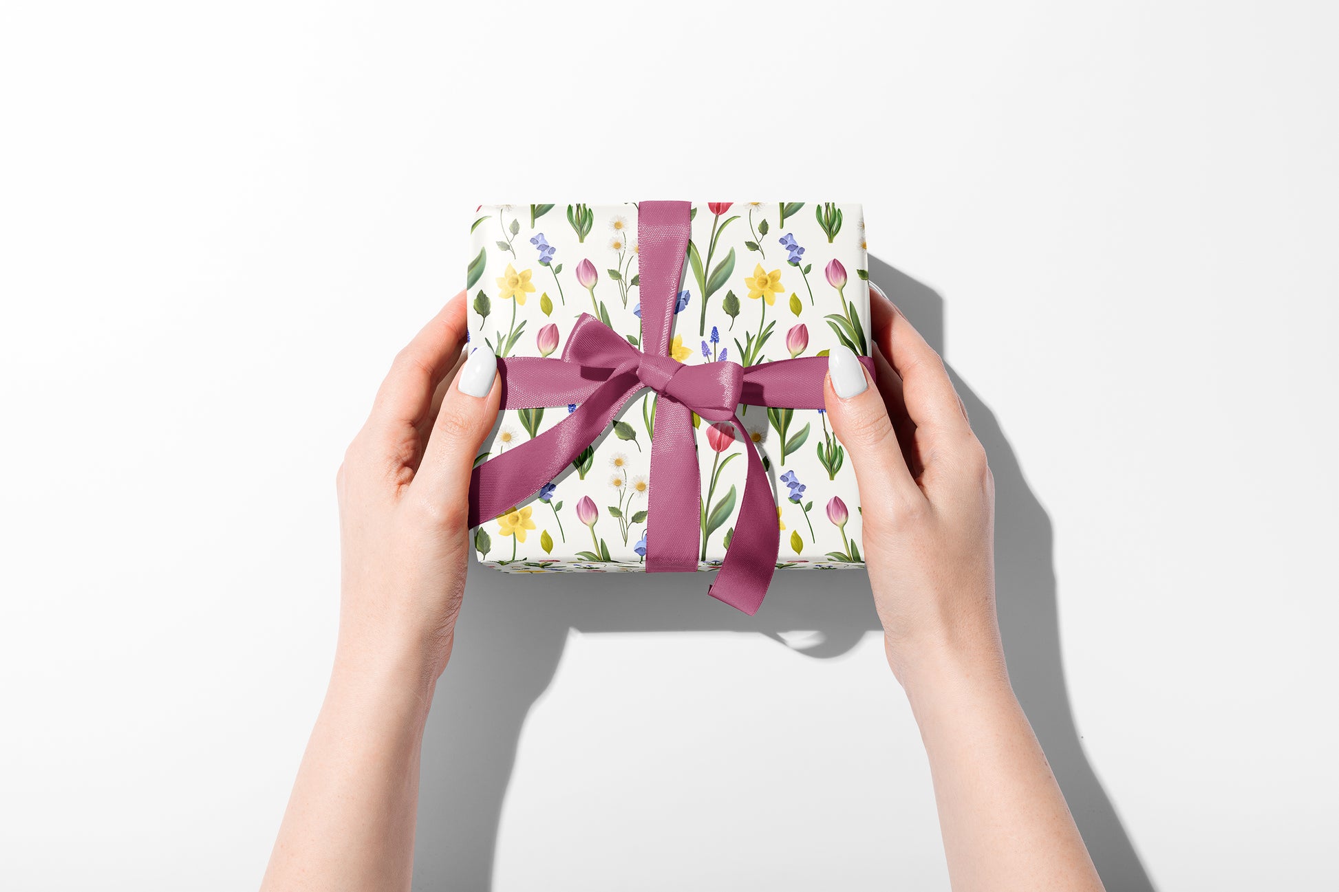 Springtime Florals Wrapping Paper- Studio Q - Art by Nicky Quartermaine Scott