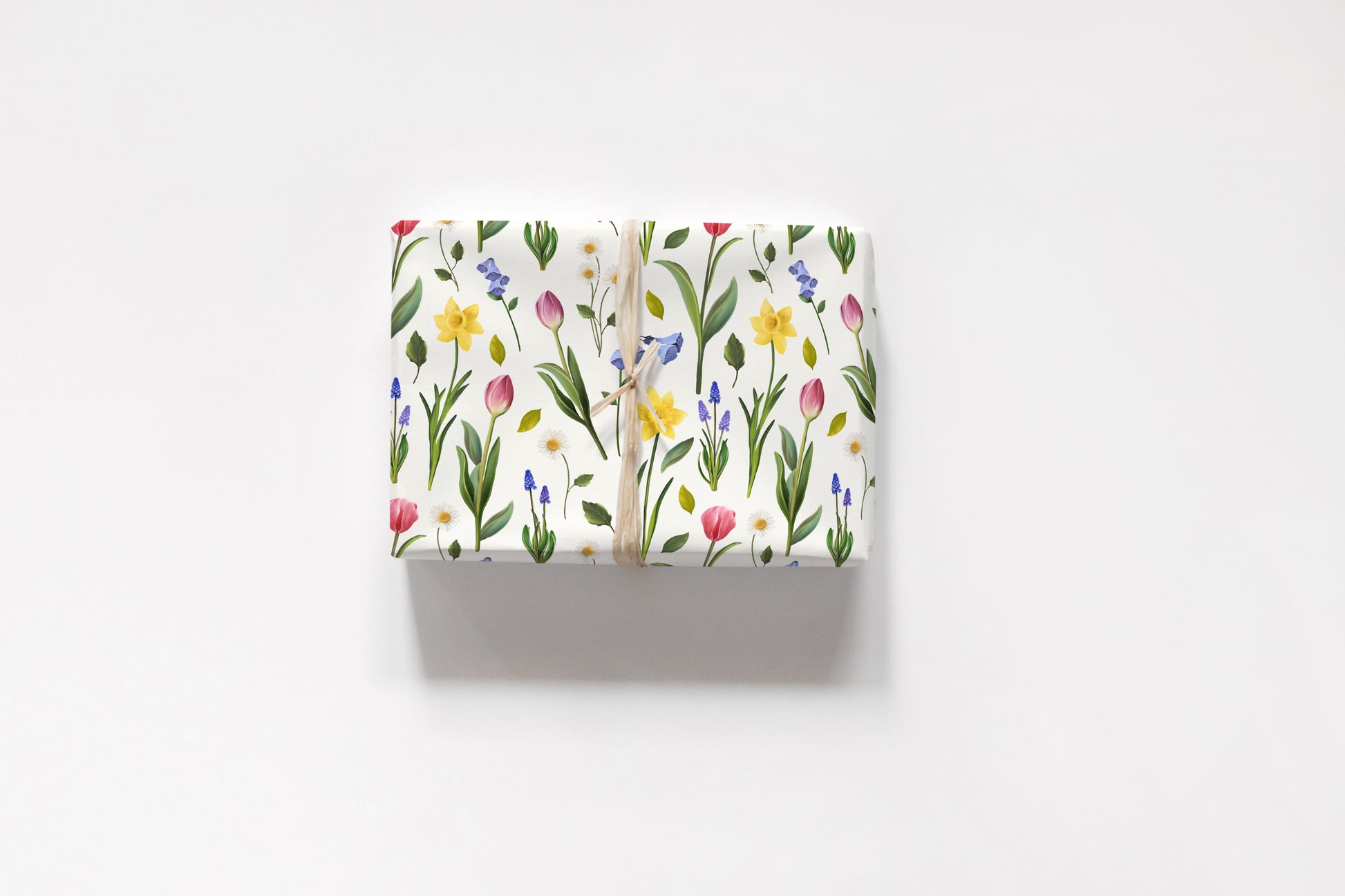 Springtime Florals Wrapping Paper- Studio Q - Art by Nicky Quartermaine Scott